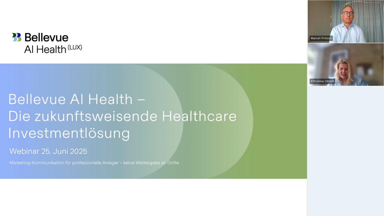 Webinar mit Marcel Fritsch - Die zukunftsweisende Healthcare Investmentlösung